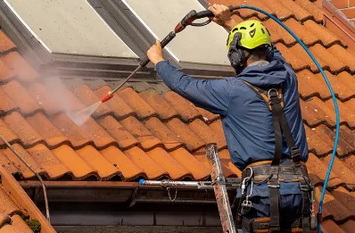Démoussage et hydrofuge de toiture à Lescure